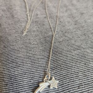 Dazzling Silver Star Necklace